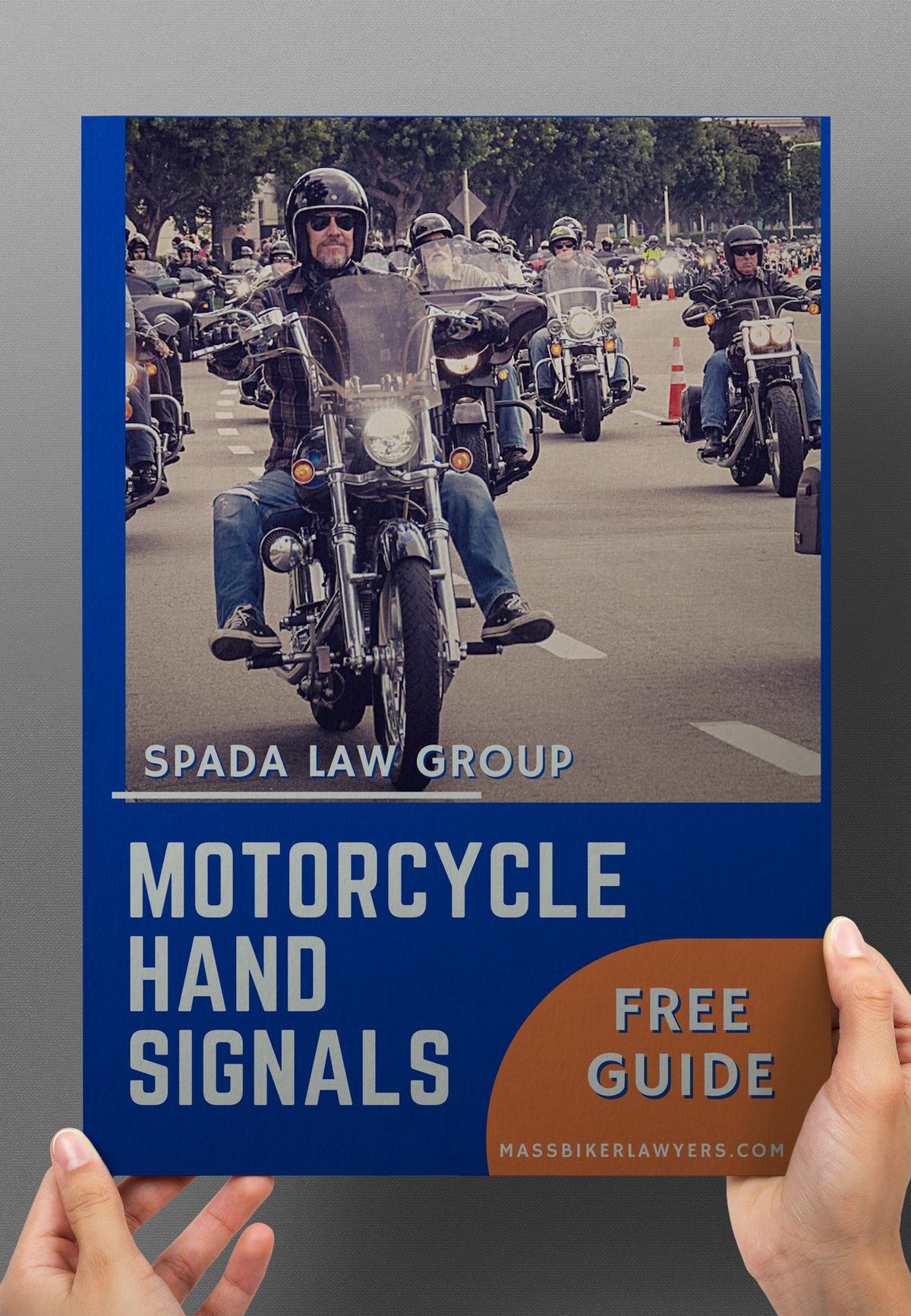 Free Motorcycle Hand Signals Guide for Massachusetts Bikers